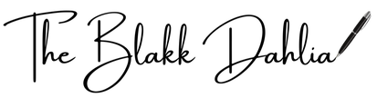 The Blakk Dahlia, author logo, romance authors, black authors