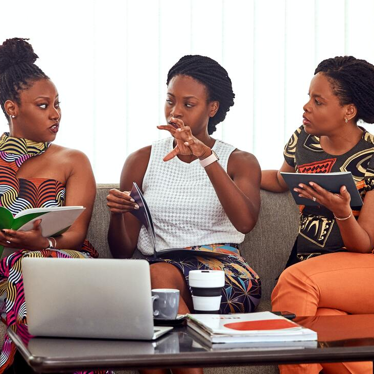 Black women discussing books, book club, black women